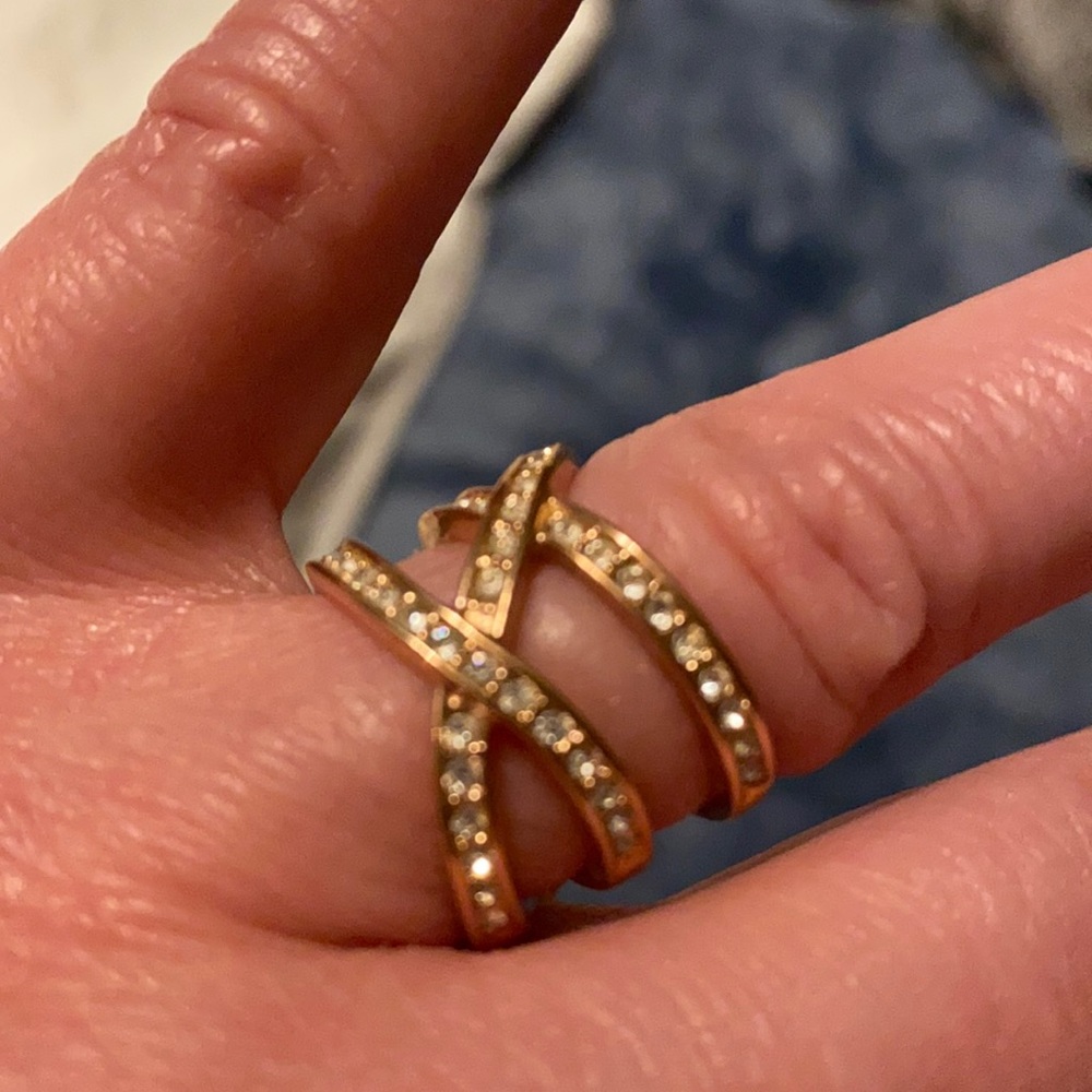 Gold plated rose gold Bella Luca ring